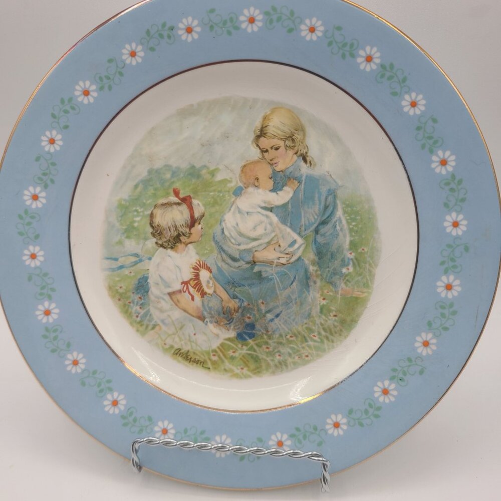 VTG 1974 Avon “Tenderness” Commemorative Plate